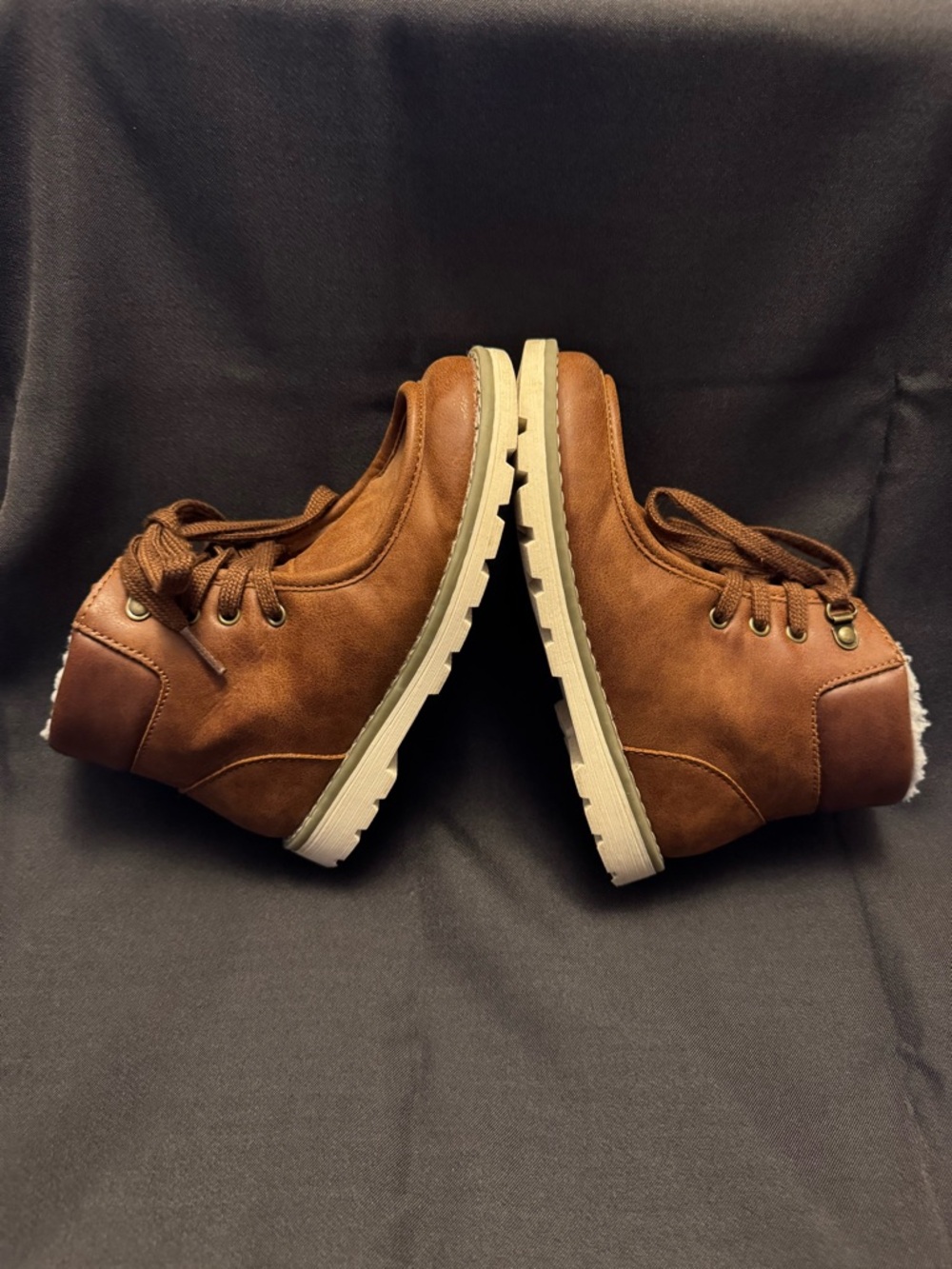 EUC- Toddler Boys Old Navy Brown Boots size 11 - Picture 6 of 12
